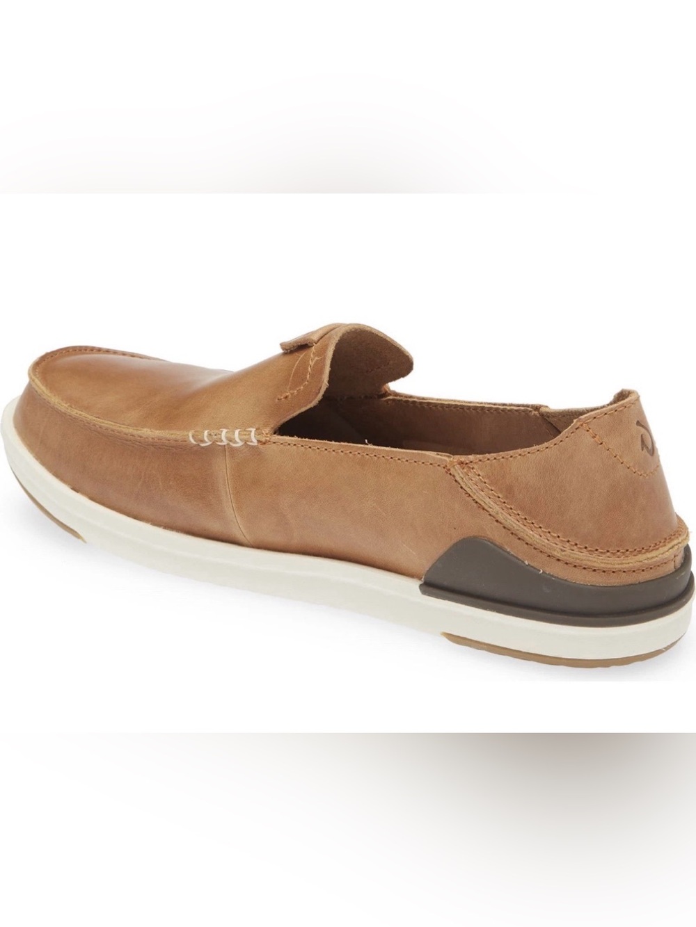 OLUKAI Men’s ‘Kakaha’ Convertible Leather Slip-On Loafers Sz 10.5 - Picture 3 of 14